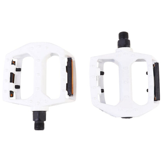 1 Pair Aluminium Alloy Bike Pedal Special Rolling Ball Pedal Multi-Purpose Bike Pedals Bike Pedal Accessory (Milk White