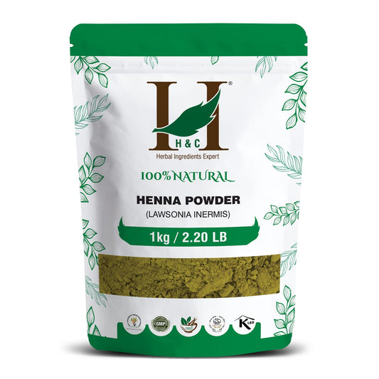 100% Natural Organically Cultivated Henna Powder Specially For Hair - Bulk Pack -Triple Sifted Henna Powder - Lawsonia Inermis (For Hair) 2.20 LB (1 KG)- No PPD no chemicals, no parabensÉ